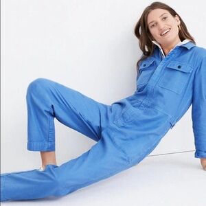 Madewell Straight Leg Coverall Jumpsuit